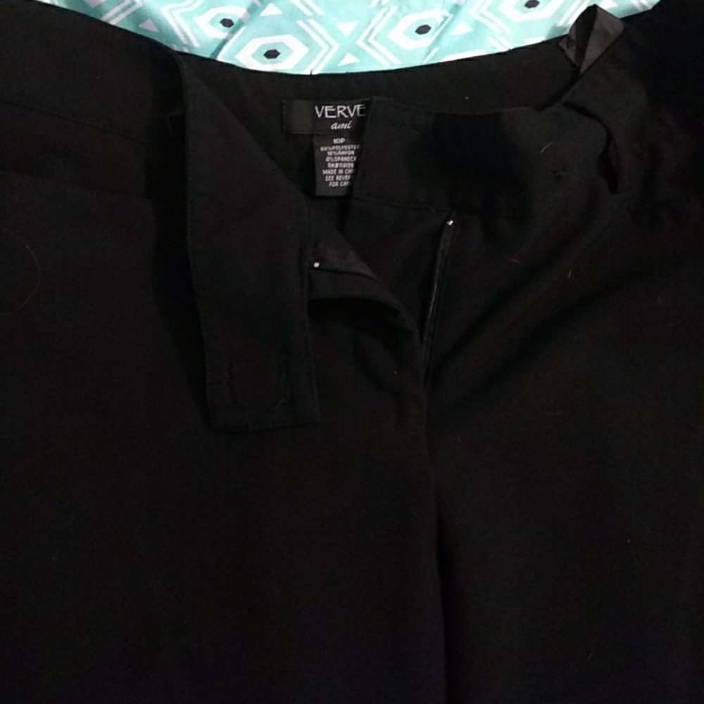 Black Verve Dress pants size 10p